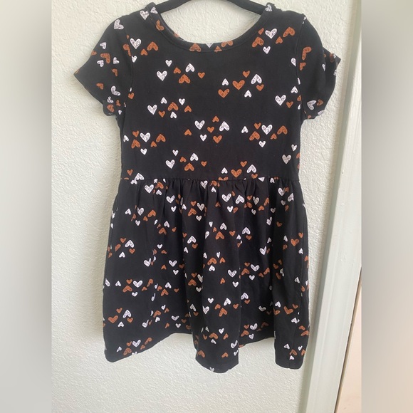 4T Cat & Jack Pink Floral & Hearts Kids Casual Dress Bundle - Picture 11 of 15